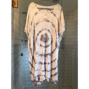 Super cute tie dye dress/swim coverup